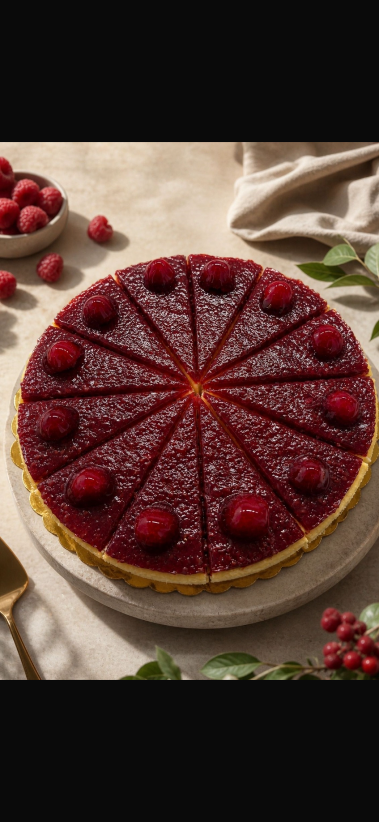 Frambuaz cheesecake