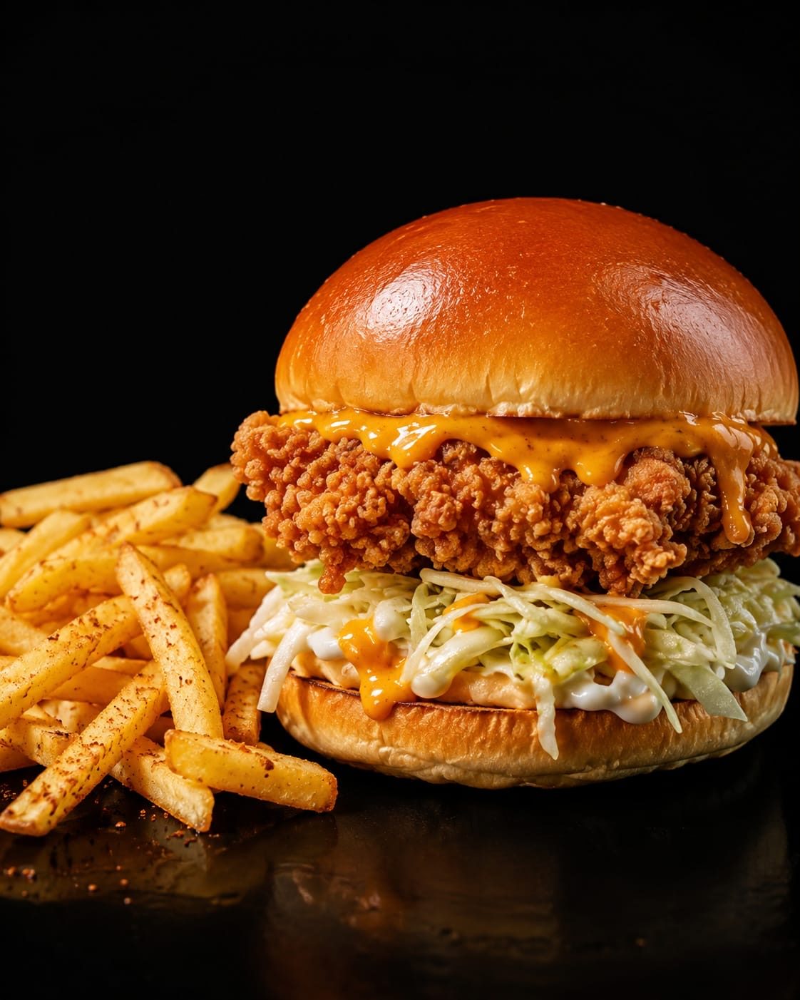 Lab Fried Chicken Burger