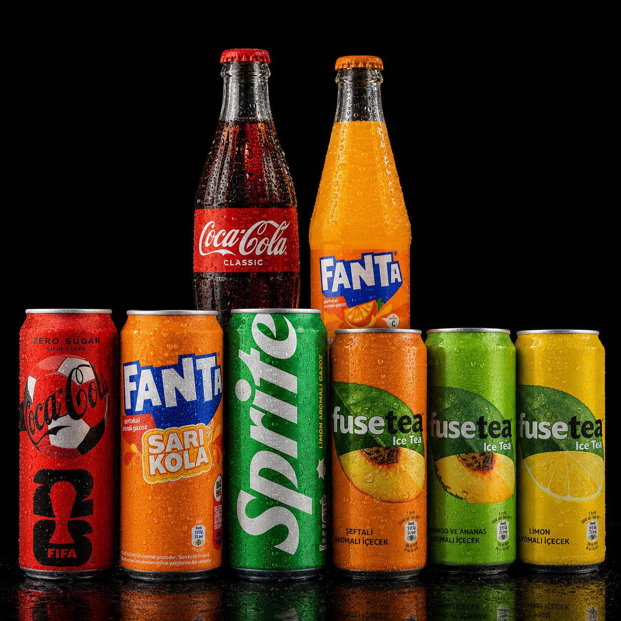 Coca Cola / Fanta / Sprite / Ice Tea